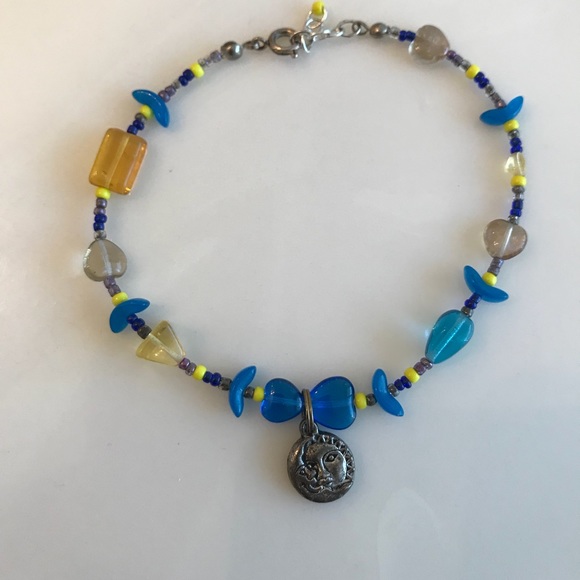 Handmade sun and moon bracelet/anklet - Picture 3 of 3